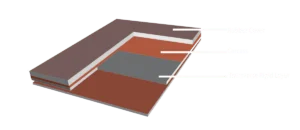 Multi-ply rubber conveyor belt structure used for a transversely rigid sidewall conveyor belt base